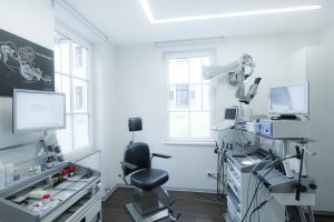 Behandlungsraum Praxis Dr. Berl und Dr. Paschen in Rottenburg